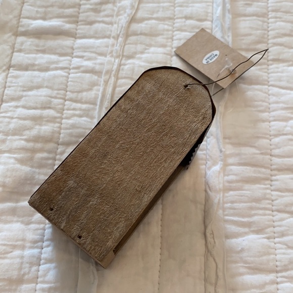 New The Hearthside Collection Inc 6 in. Rustic Tin Roof Wood Barn Tree Ornament - Picture 13 of 15